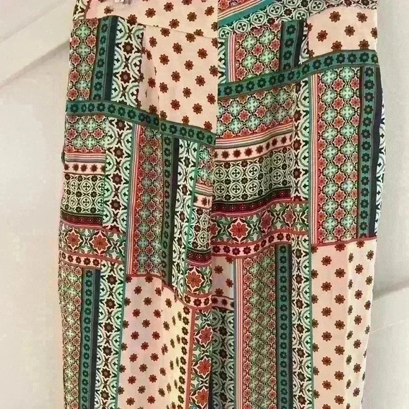 ZARA PRINTED PALAZZO TROUSERS size XS  NWOT - Picture 9 of 10